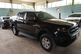 Ford Ranger XLS 2.2 AT 2016 số tự động màu đen