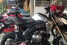 Kawasaki Z125 Pro,Giá 58tr, HQCN,cũ ,đời 2016, đen xám